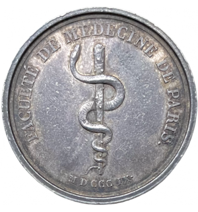 Premier Empire, jeton faculté de médecine de Paris 1809