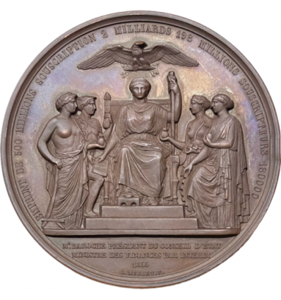 Napoléon III emprunt de 500 millions 1855