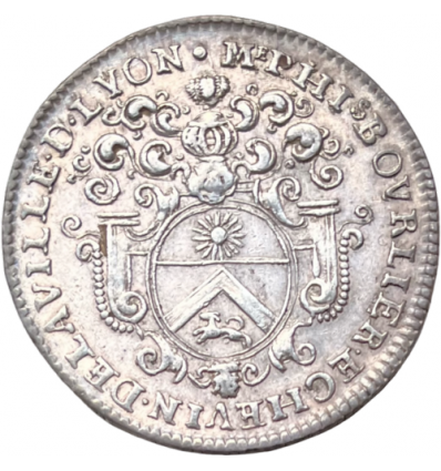 Jeton aux armes de Philippe Bourlier, échevin de Lyon s.d.