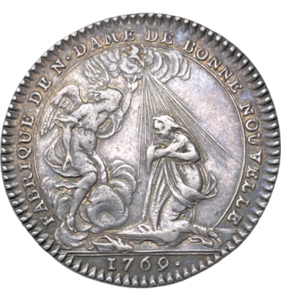 Jeton Louis XVI église Notre-Dame de Bonne Nouvelle 1769
