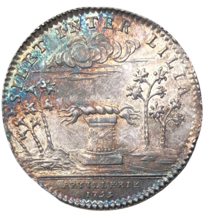 Jeton artillerie L-C. de Bourbon 1753