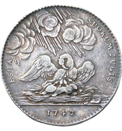 Jeton compagnie du sacrement à Saint-Eustache 1742