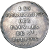 Jeton Clergé de France, commissaires des pauvres de Saint-Sulpice 1713
