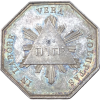 Franc-maçonnerie, jeton Orient de Melun, loge des Cœurs Unis 1825