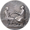 Médaille de mariage " SEMPER " par Roty 1897