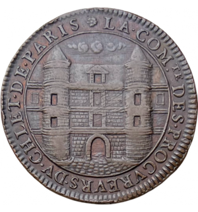 Jeton communauté des procureurs du Châtelet 1664