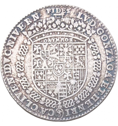 Noblesse du Nivernais, jeton Louis de Gonzague et Henriette de Clèves 1607