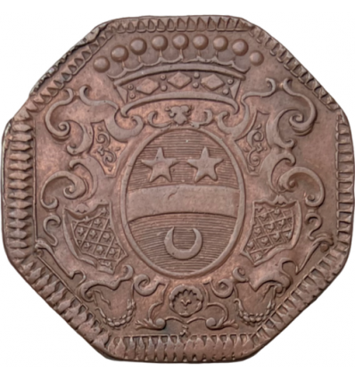 Noblesse de Forez, jeton aux armes de Julien du Vivier s.d.