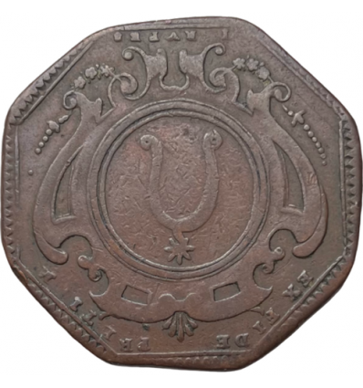 Noblesse, jeton aux armes de Jean Rupes 1720