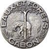 Colonies françaises, Gabon, insigne de garde de Eaux et Forêts s.d.