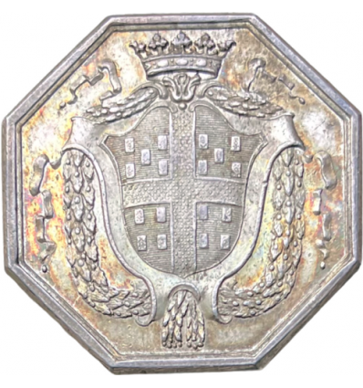 Jeton aux armes de L-M-G-C de Choiseul, ambassadeur du roi Charles-Emmanuel III 1771