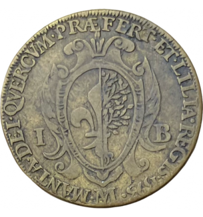 IDF, jeton de la ville de Mantes 1593