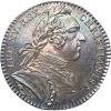 Jeton Louis XV agents de change de Paris 1758
