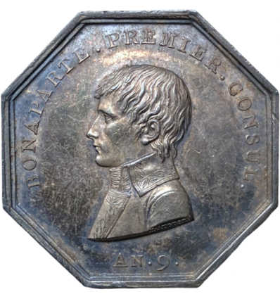 Jeton Bonaparte 1er consul agents de change de Paris 1801