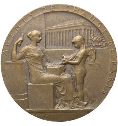 Jeton agents de change de Paris par Roty 1898