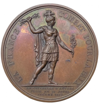 Louis-Philippe, prise de la citadelle d'Anvers 1832