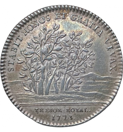 Jeton Louis XV trésor royal 1723
