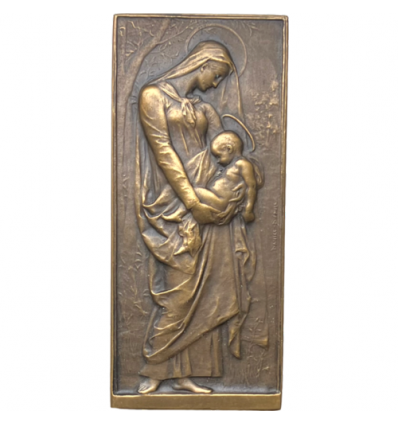 Vierge et l'enfant Jésus par Daniel-Dupuis s.d. ( 1900 )