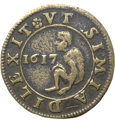 Bourgogne, jeton Jacques de La Ramisse, maire d'Auxonne 1617