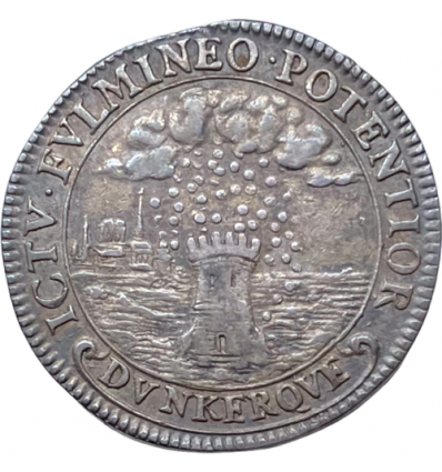 Jeton Louis XIV prise de Dunkerque 1663