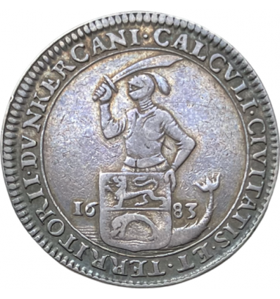 Jeton Louis XIV ville de Dunkerque 1683