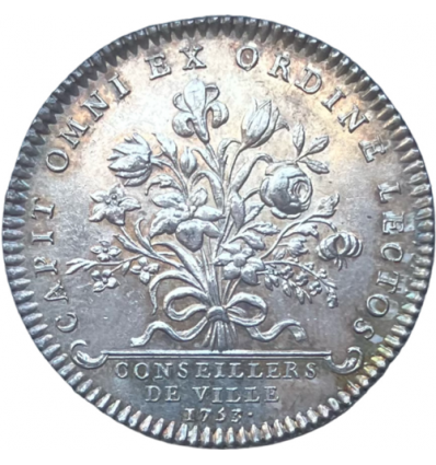 Jeton Louis XVI conseillers de ville 1753