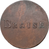 Méreau de charité de la paroisse de Saint-Jacques de la Boucherie, Braise s.d.