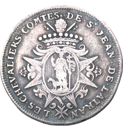 Jeton Louis XV ordre de Saint-Jean de Latran s.d.