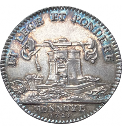 Jeton Louis XV la Monnaie 1723