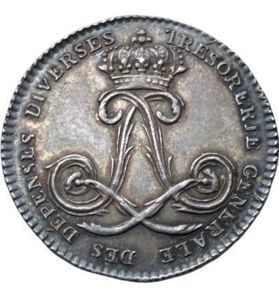 Jeton Louis XVI trésorerie générale de la maison du roi s.d.