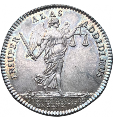 Bourgogne, jeton Louis XVI juges et consuls de Sens s.d.