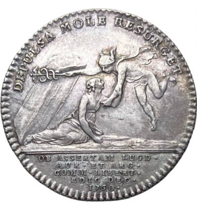 Jeton Louis XV chambre de commerce de Lyon 1760