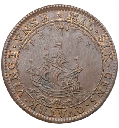 Jeton confrérie des marchands de vin 1691