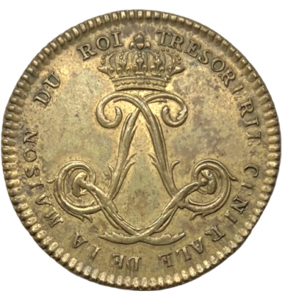 Jeton Louis XVI trésorerie générale des dépenses diverses s.d.