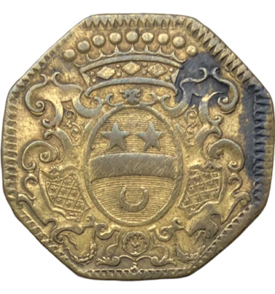 Noblesse du Forez, jeton aux armes de Julien du Vivier s.d.