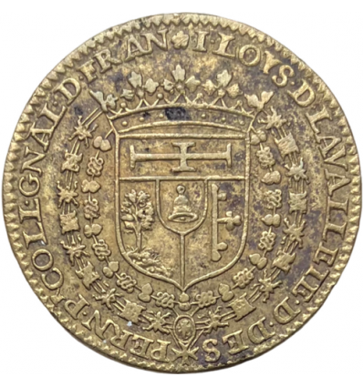 Noblesse d'Aquitaine, jeton aux armes de Jean Louis Nogaret de La Valette, duc d’Épernon 1607