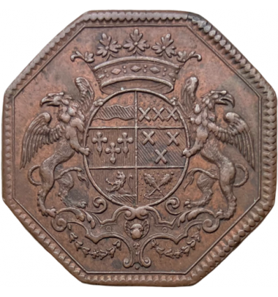 Noblesse du Forez, jeton aux armes de Louis-César Crémeaux, marquis d'Entragues s.d.