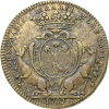 Noblesse d'IDF, jeton aux armes de Nicolas Desmaretz 1712