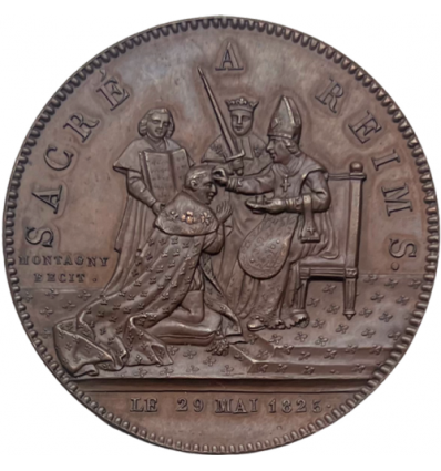 Sacre de Charles X à Reims par Montagny 1825