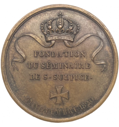Louis XVIII fondation du séminaire de Saint-Sulpice 1820