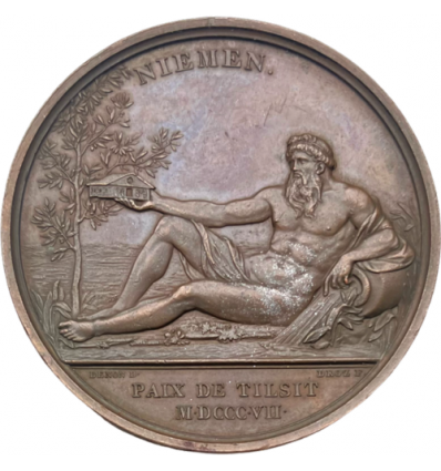 Napoléon I paix de Tilsit ( Russie ) 1807