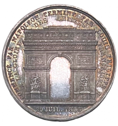 Louis Philippe I, inauguration de l'Arc de triomphe 1836