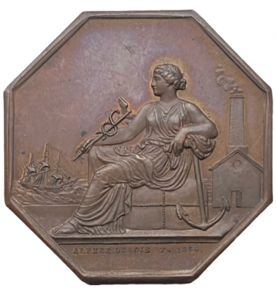 Jeton caisse commerciale de Valenciennes 1854