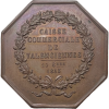 Jeton caisse commerciale de Valenciennes 1854