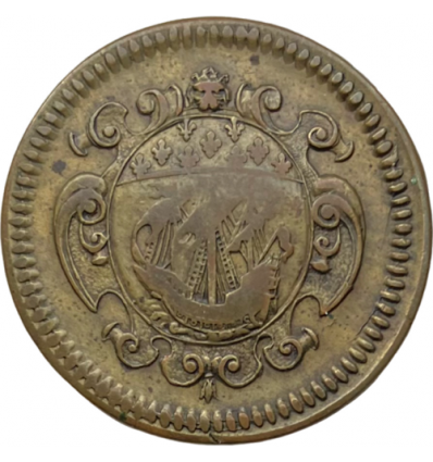 Jeton Louis XIV corporation des cabaretiers 1650