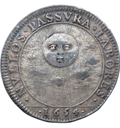 Jeton Anne d'Autriche, le veuvage 1654