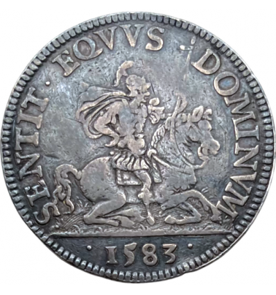 Jeton Henri III " Sentit Equus Dominum " 1583