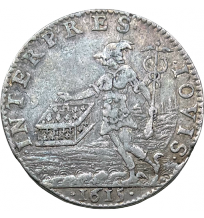 Jeton Louis XIII Chancellerie suprême de France 1615