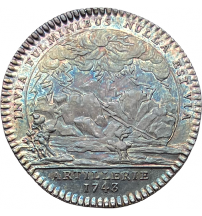 Jeton L-Ch. de Bourbon artillerie 1743