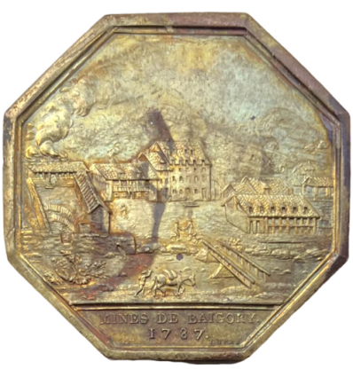 Jeton mines de Baïgorry ( Pays basque ) 1787